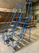 2 x Warehouse Safety Steps on Wheels