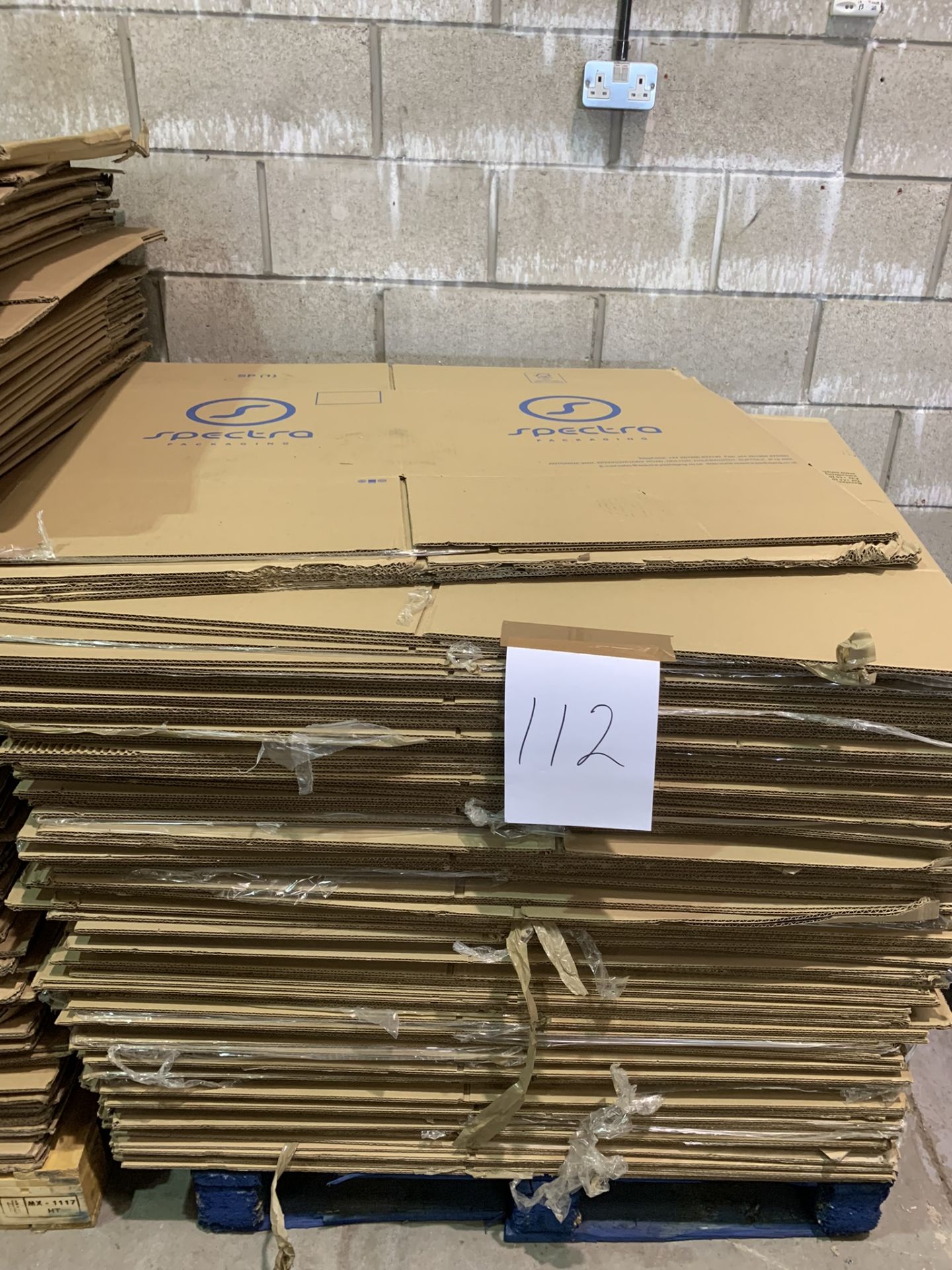 90 x Used Cardboard Cartons | 57cm x 48cm x 46cm