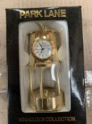 1300 x Brass Miners Lamp Clocks and Refillable Lighters