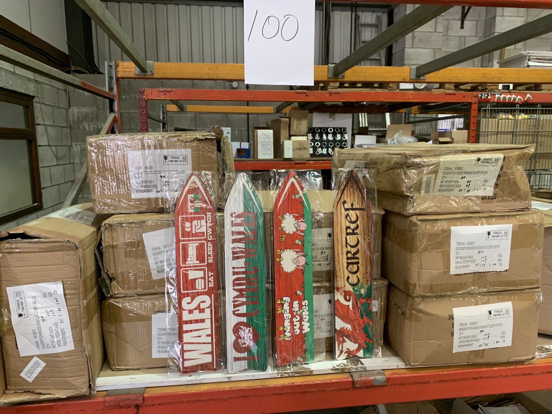 497 x Assortment of Wales Slogan Signs