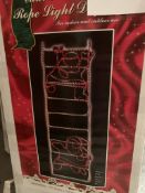 4 x 'Santa Climbing Ladder' Christmas Rope Light Display