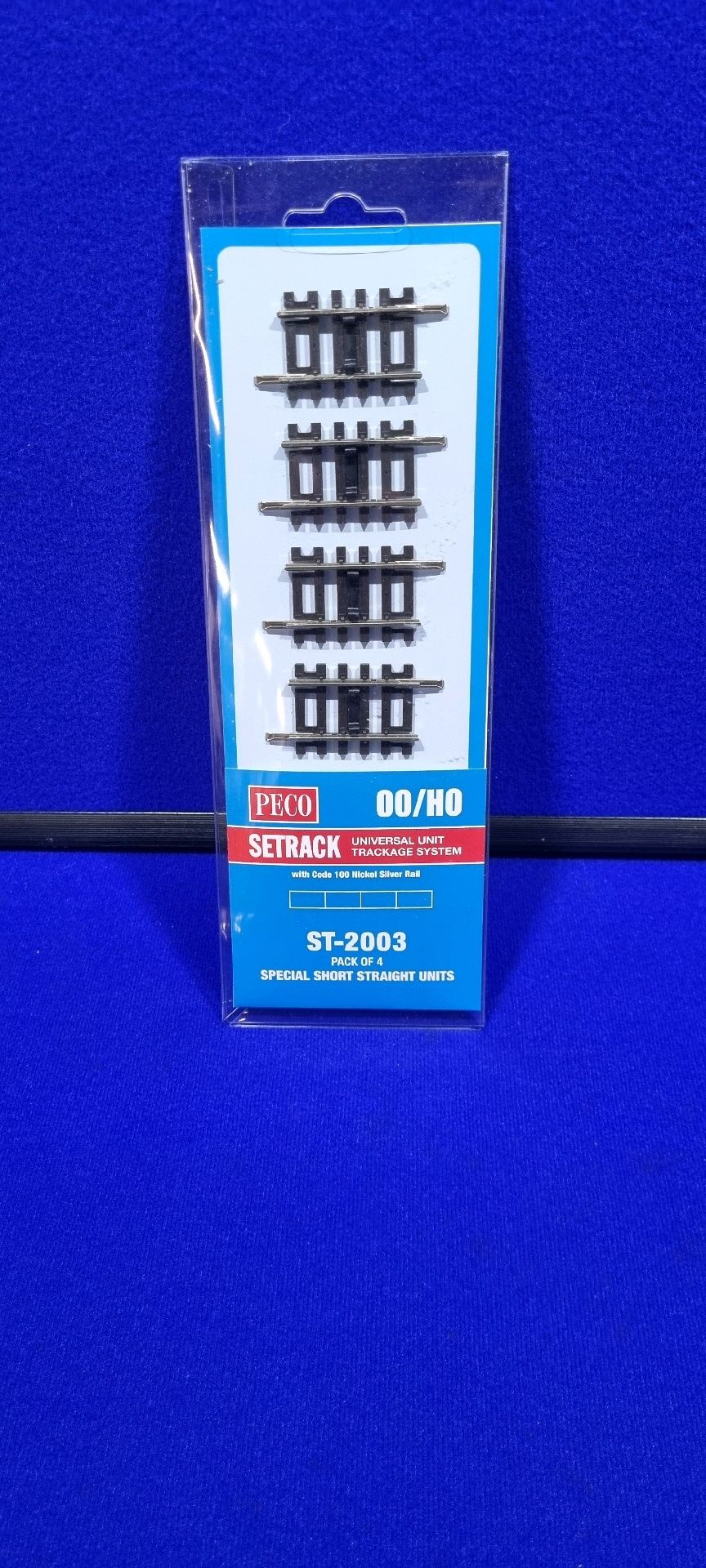 1 X Peco 00/H0 Scale Special Short Straight ST-2003 RRP £6.16