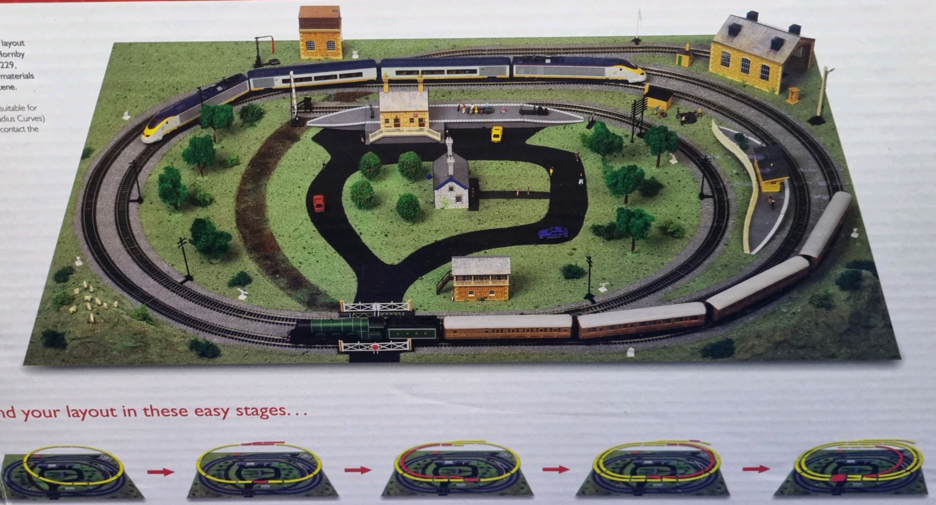 1 x Hornby OO/HO Scale Trainset R1254 RRP £120.00 - Image 5 of 9