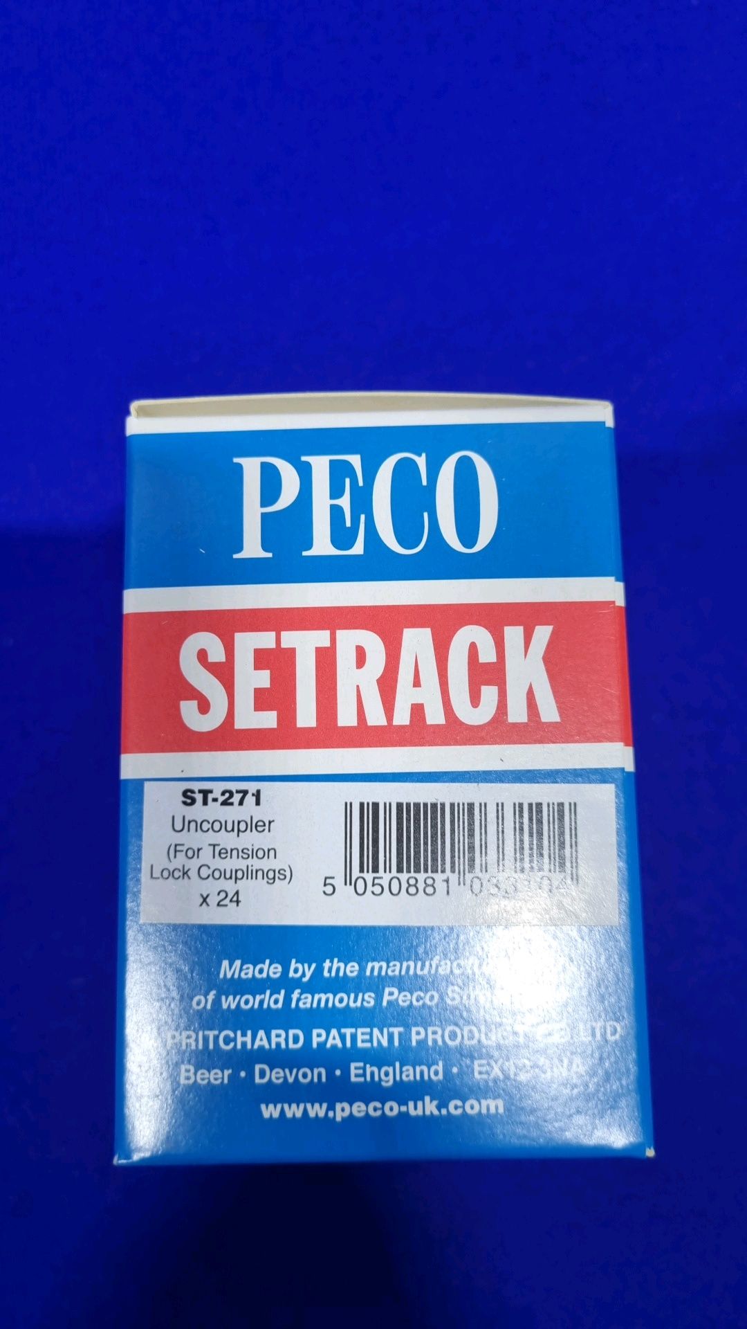 1 x Box Of 24 Peco Uncoupler For Tension Lock Couplings ST-271 - Image 3 of 3