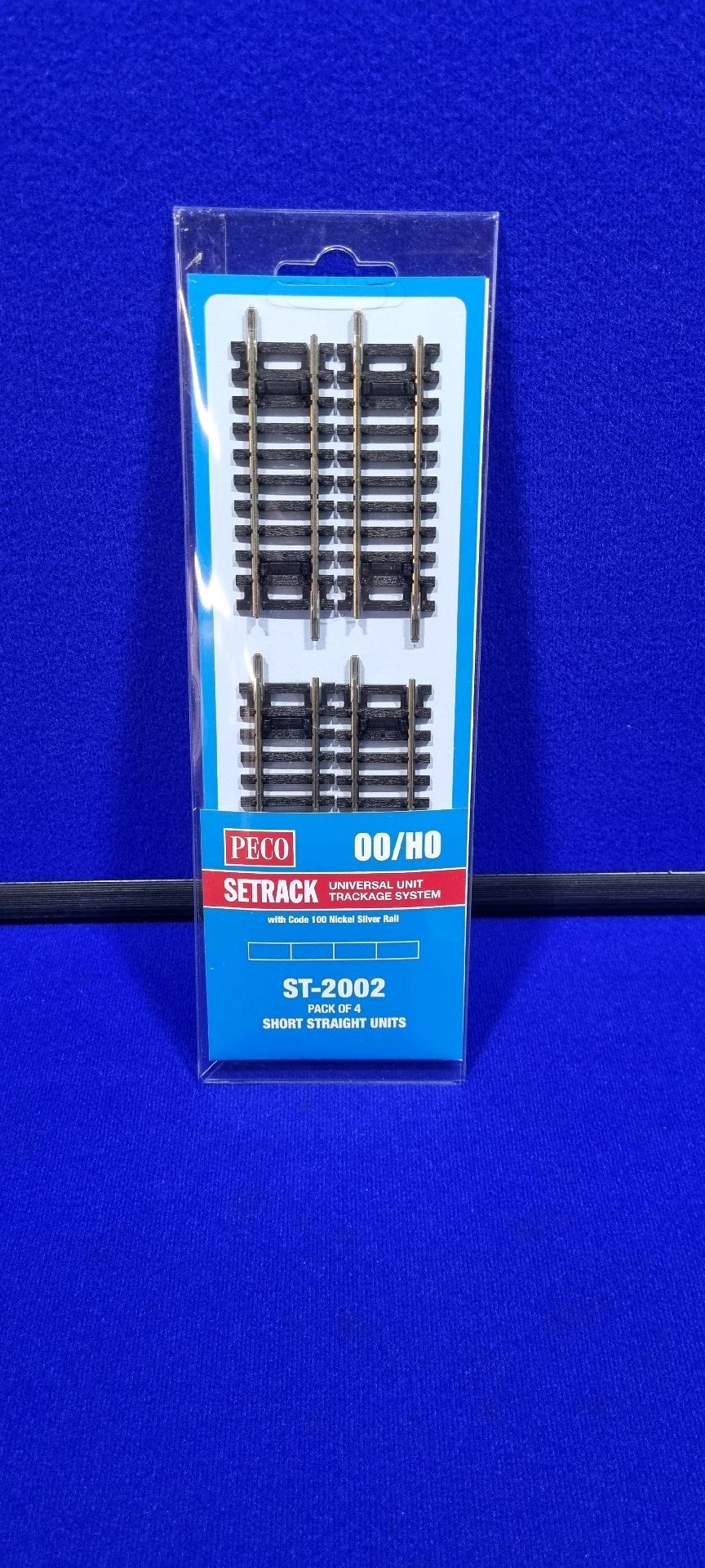1 X Peco 00/H0 Scale Short Straight ST-2002 RRP £6.16