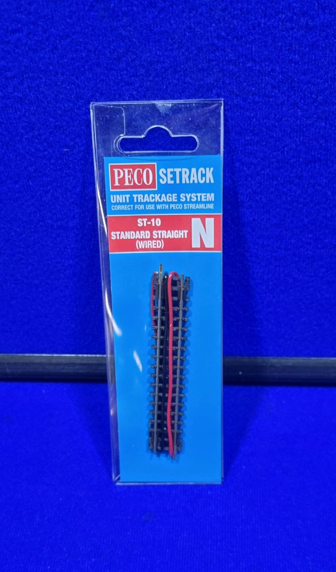 1 x Peco N Scale Standard Straight Wired ST-10 RRP £5.00