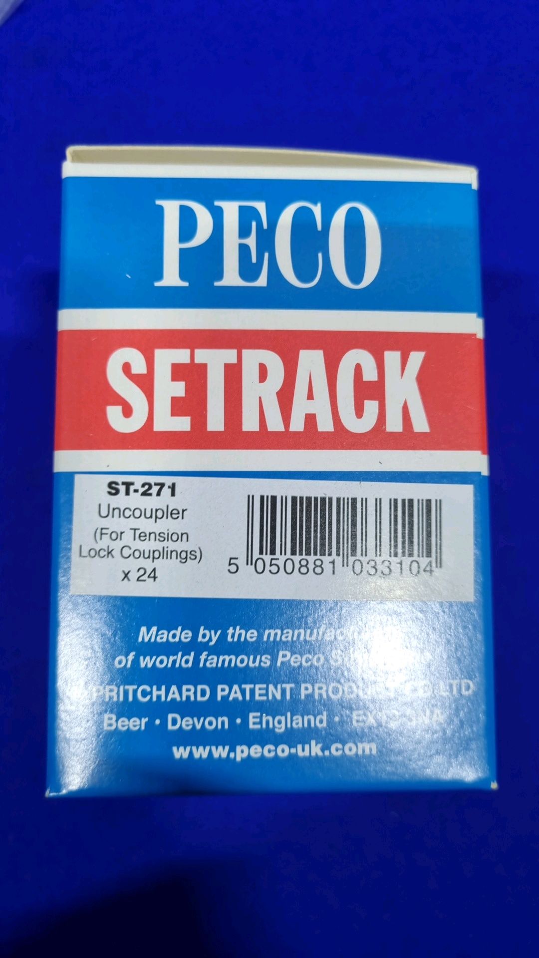 1 x Box Of 24 Peco Uncoupler For Tension Lock Couplings ST-271 - Image 3 of 3