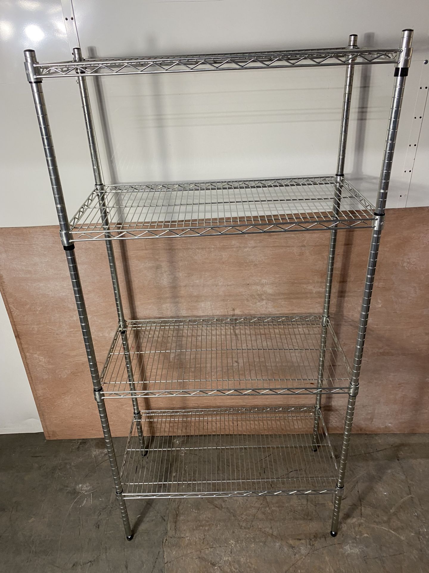 3 x Bays Chrome Shelving Unit's - Image 2 of 3