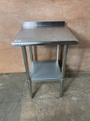Commercial Work table Stainless steel| Rear upstand Bottom shelf | 600x600x900mm