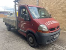 Renault Master CCML35 DCI 100 MWB Dropside Lorry | NU06 XXB | 183,868 Miles