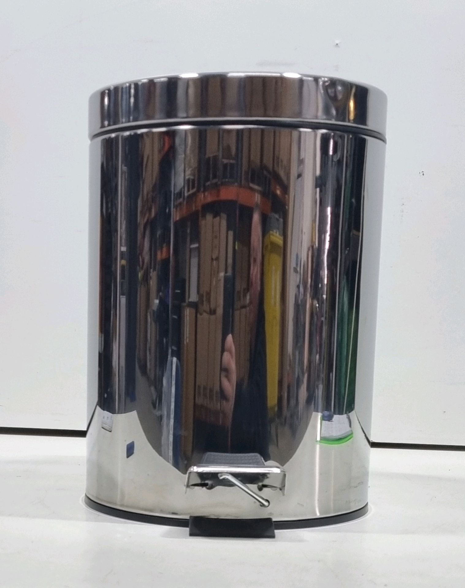 3 Litre Chrome Gloss Pedal Bin