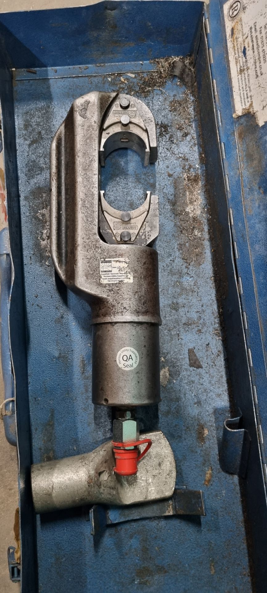 Burndy Hydraulic C Head Crimper - Image 2 of 4