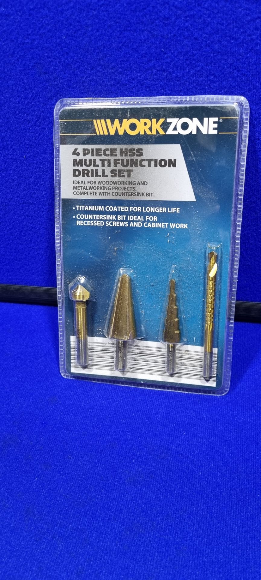 4 Piece HSS Multi Function Drill Bit Set - Image 2 of 2