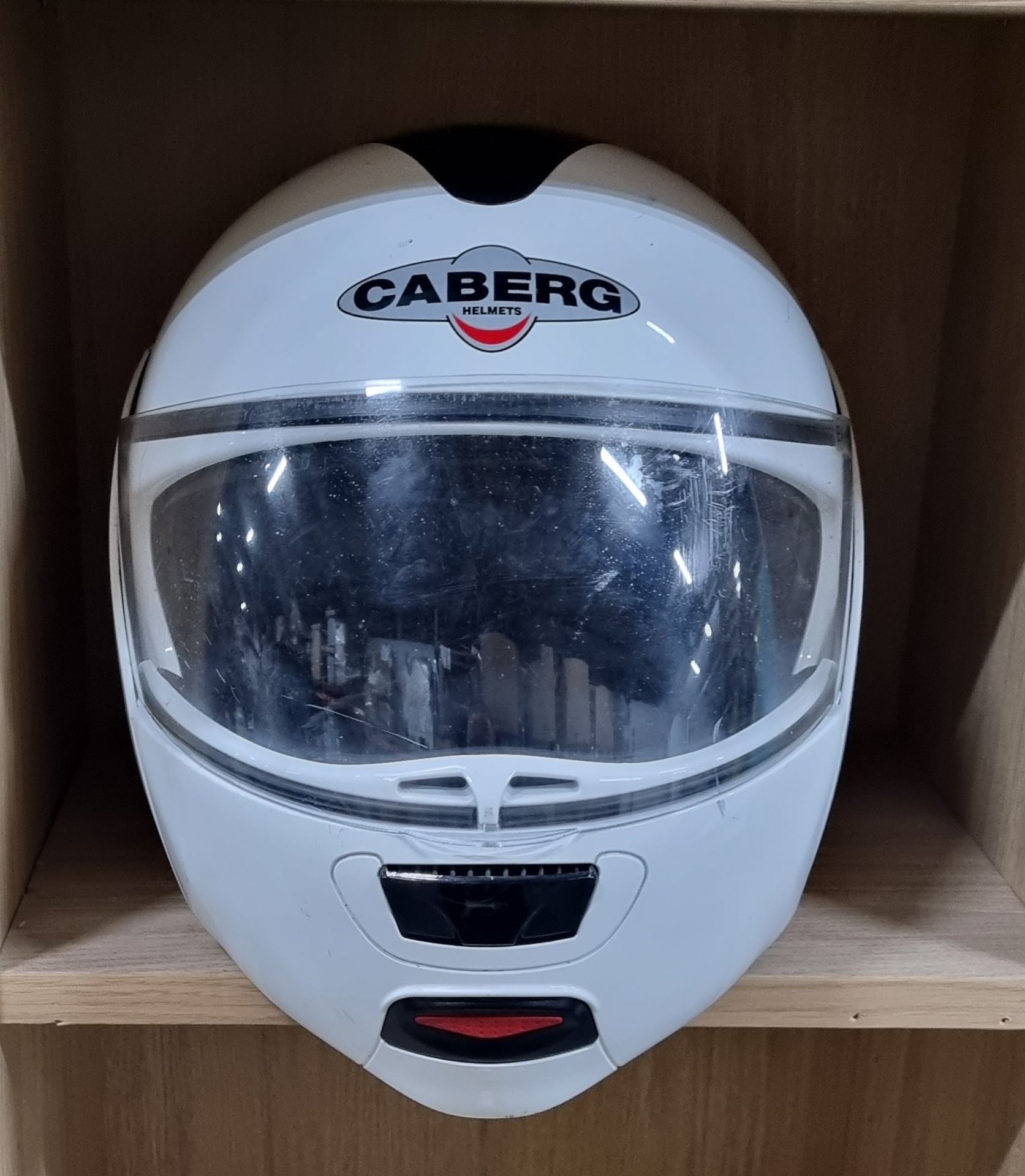 Caberg Justissimo White Crash Helmet Size Large/59-60 - Image 2 of 6