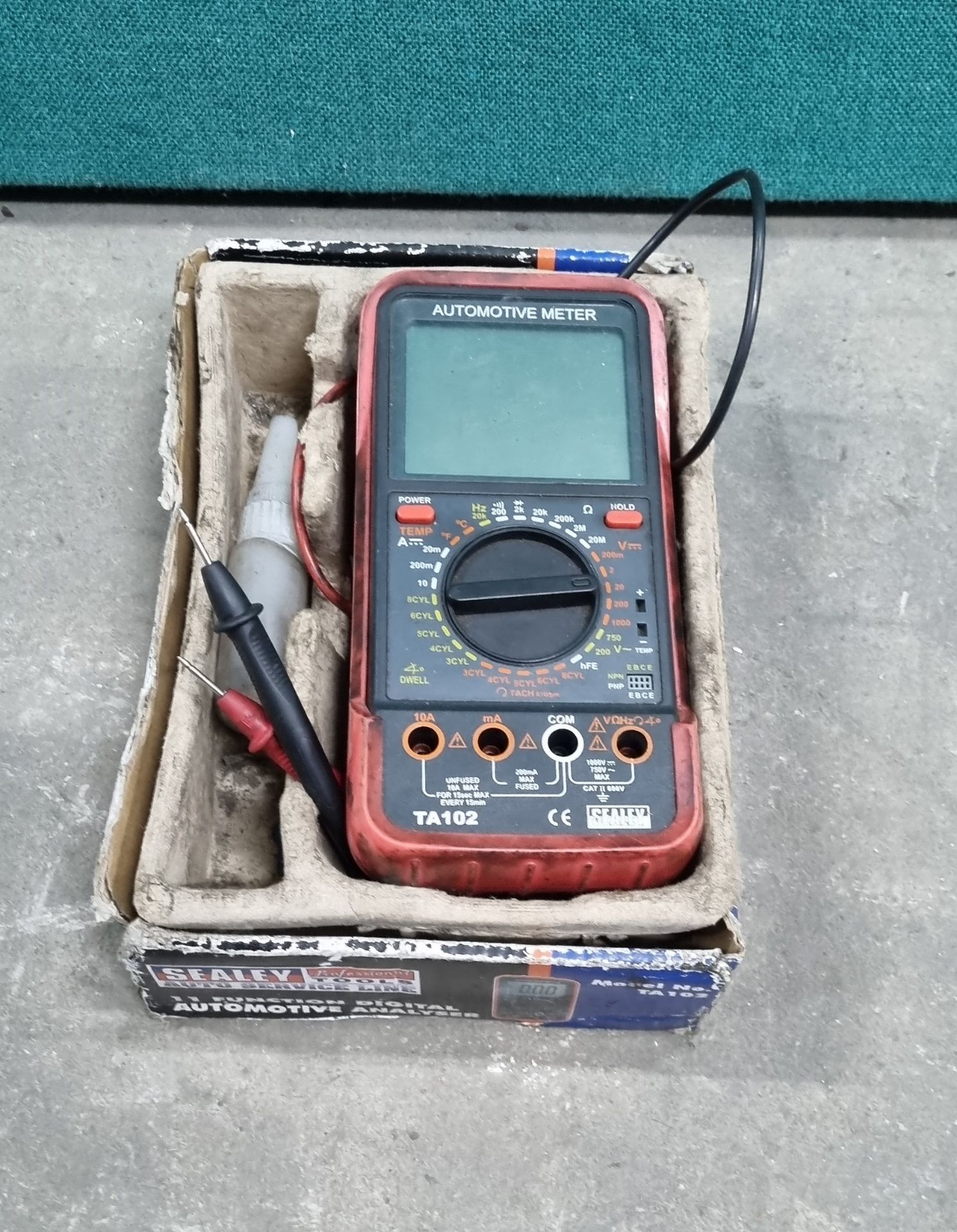 Sealey 11 Function Digital Automotive Analyser TA102