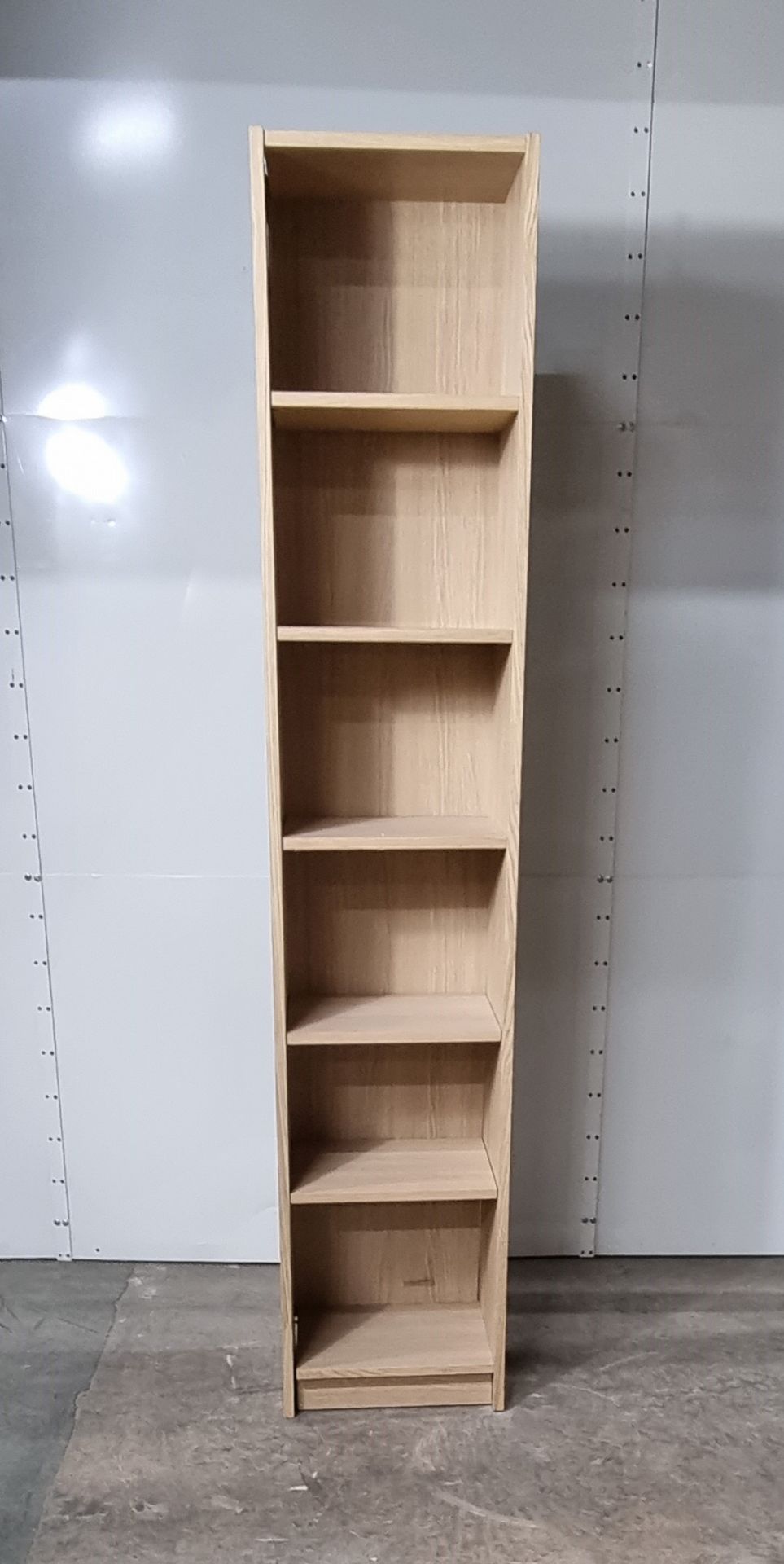 Ikea Billy Oak Effect 5 Shelf Unit H2020 W400 D280