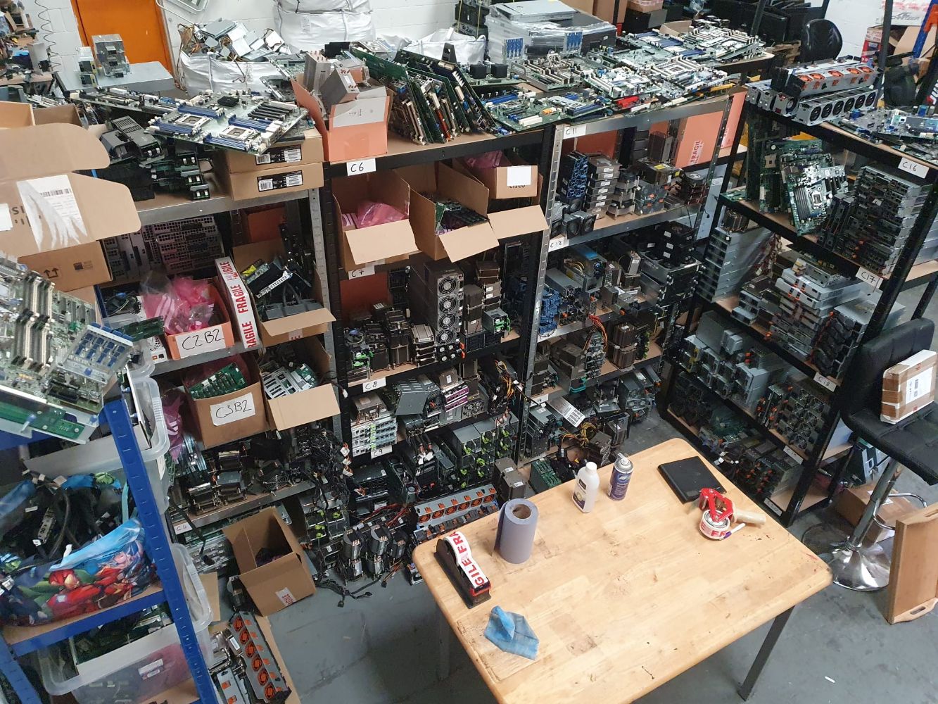ONE LOT SALE | IT Hardware & Component Stock | Includes: PSU's, Graphic Cards, Motherboards, Processors & More | £90k+ Total Listing Price