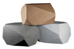 Ex-Display Piero Furniture Small Sicilian Grey Stone | RRP £100