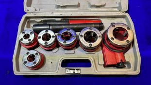 Clarke 6 Die Pipe Threading Set