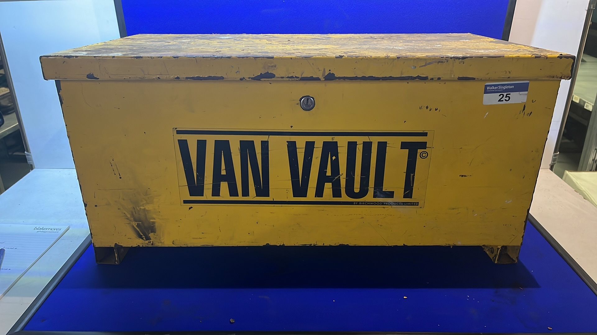 Van Vault Yellow Site Box