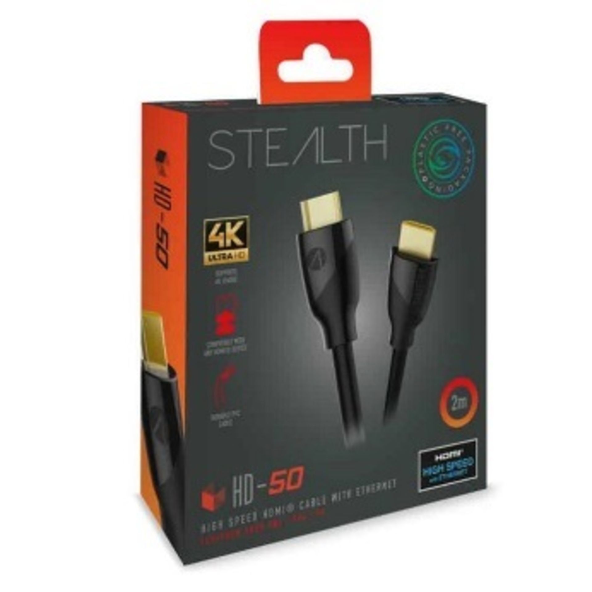 100 x Stealth SX-HD50 High Speed HDMI w/Ethernet for Xbox, PS5/PS4 & Switch | Total RRP £1,000