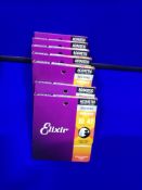 7x Elixir E11002 80/20 Bronze Acoustic Guitar Strings Nanoweb Ex Light 10-47