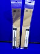 2x Meinl Percussion 13 ¼-Inch Retractable Nylon Brushes - SB304