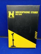 Hercules MS100B Low Profile H-Base Microphone Stand