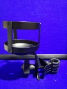 Kinsman KCH01 Clamp Hangar-Cup Holder for Microphone Stands