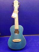 Ortega Earth Series Concert Ukulele - Ocean Blue Acoustic - RUOCEAN