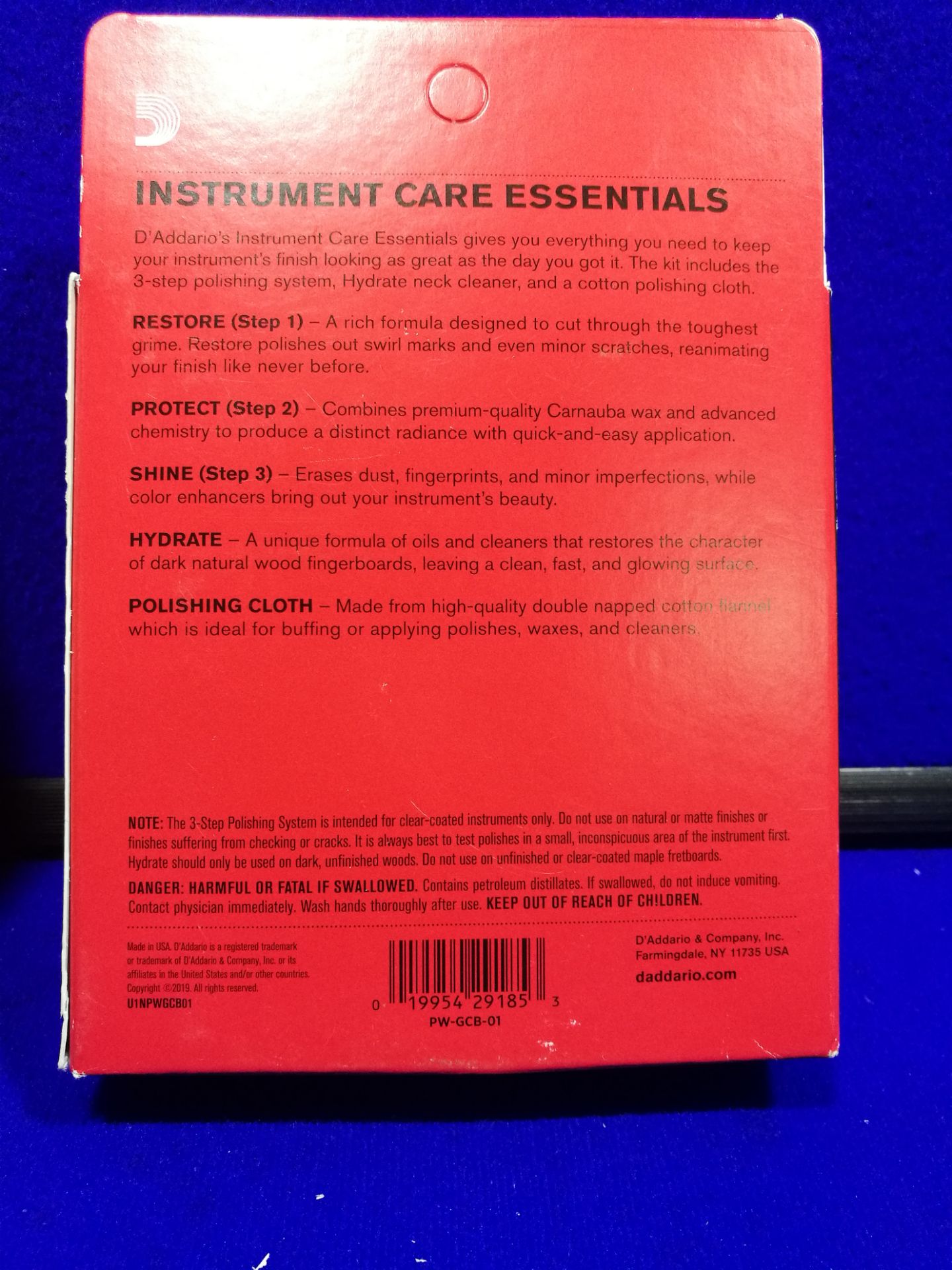 5x Assorted D'Addario Instrument Care Accessories - Image 5 of 5