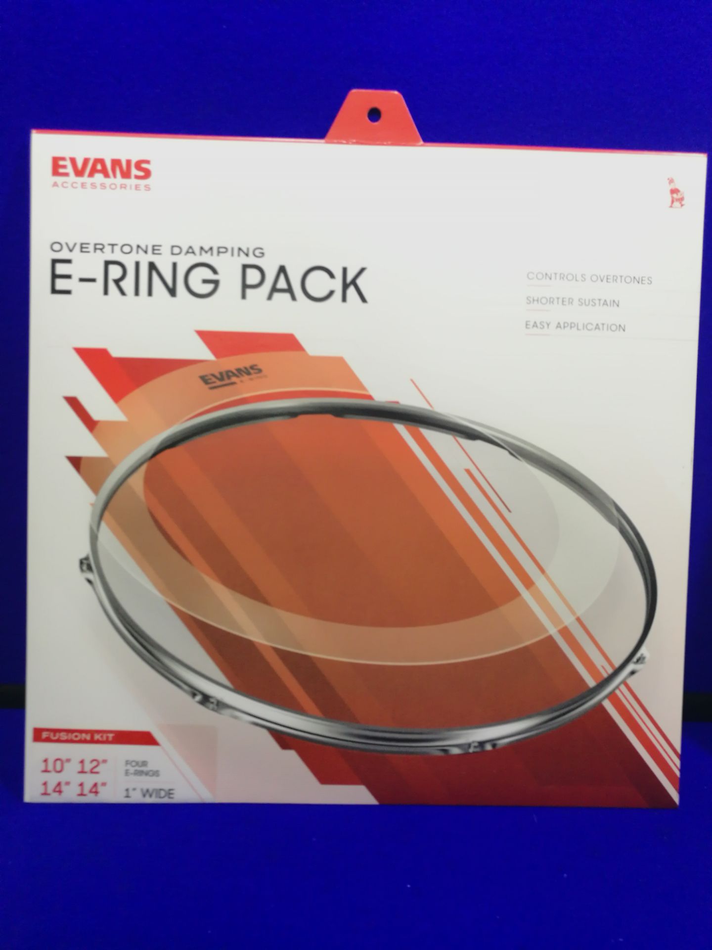 4x Assorted Evans E-Rings & Cymbal Mutes for Drum Kits - Image 4 of 11