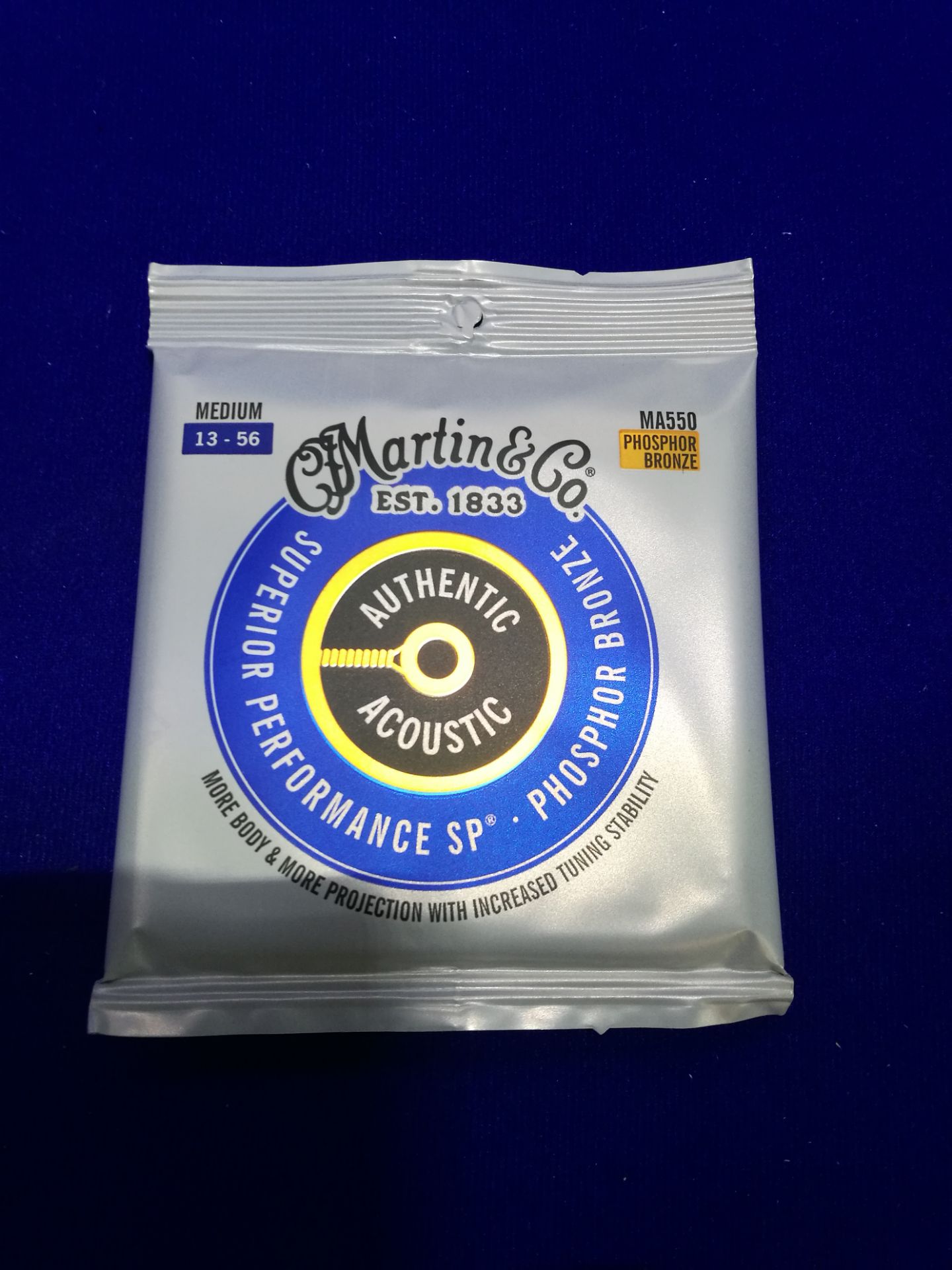 14x Sets Martin Authentic Acoustic Strings SP Phosphor Bronze Medium, 13-56 - MA550 - Image 2 of 3