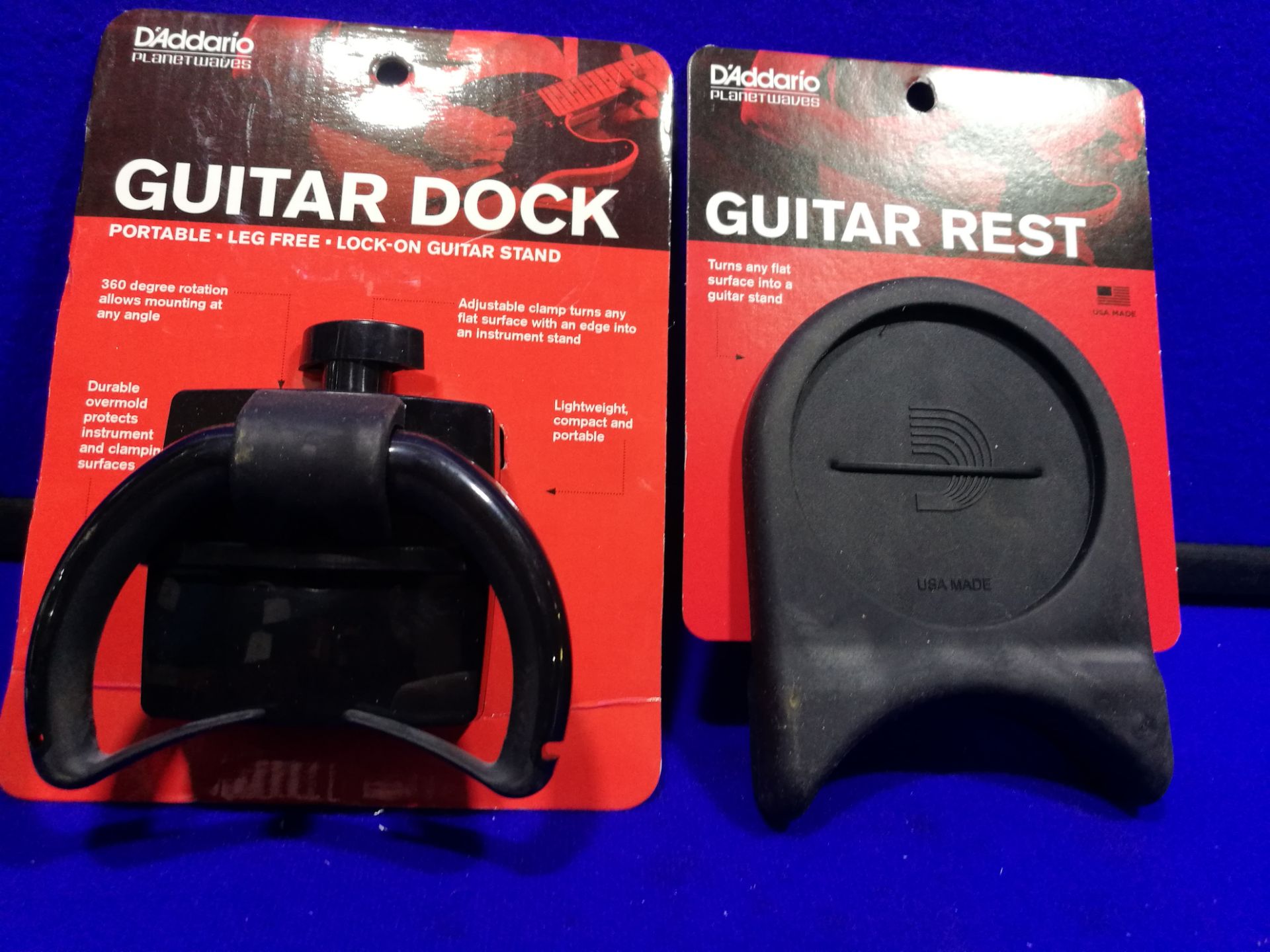 D'Addario Portable Guitar Dock & Guitar Stand