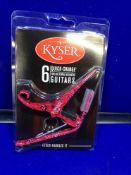 Kyser Quick Change Capo - Acoustic, Red Bandana - KG6RBA