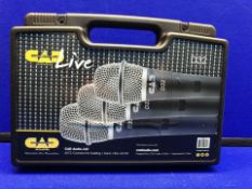 CAD Live D32 Dynamic Vocal Microphone (Pack of 3)