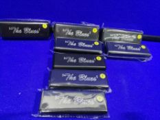 8x JHS 'The Blues' Harmonicas with Carry Cases
