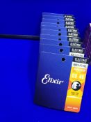 10x Elixir E12027 Nanoweb Electric Guitar Strings 09-46 Custom Light