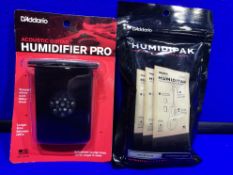 D'Addario Acoustic Guitar Humidifier & Humidipak Refills