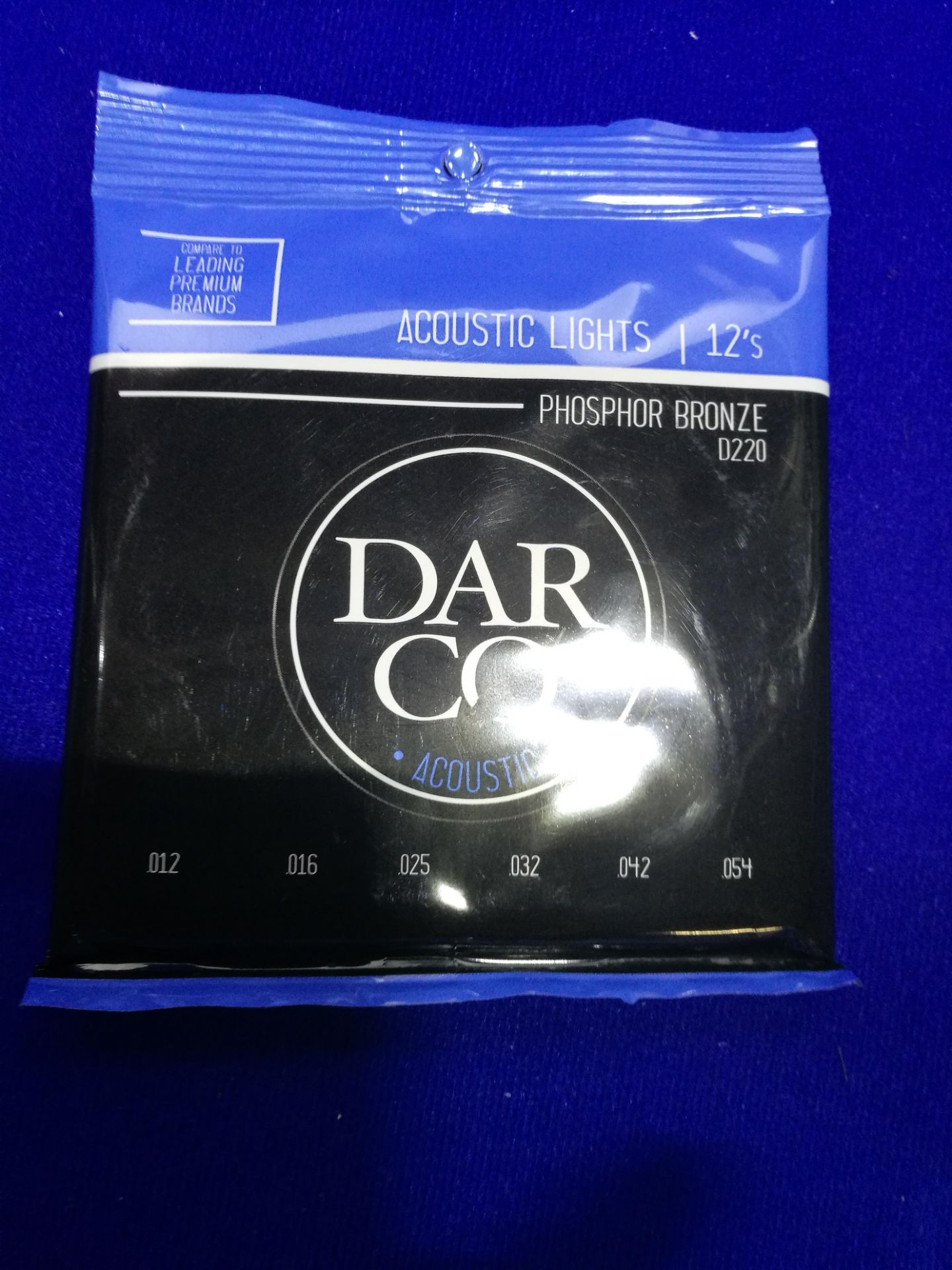 15x Sets Martin Darco Acoustic Guitar Strings - Phosphor Bronze, Light, 012/054 - D220 - Image 2 of 3