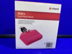 Chord PLB-L Rhythm Block - Low, Red
