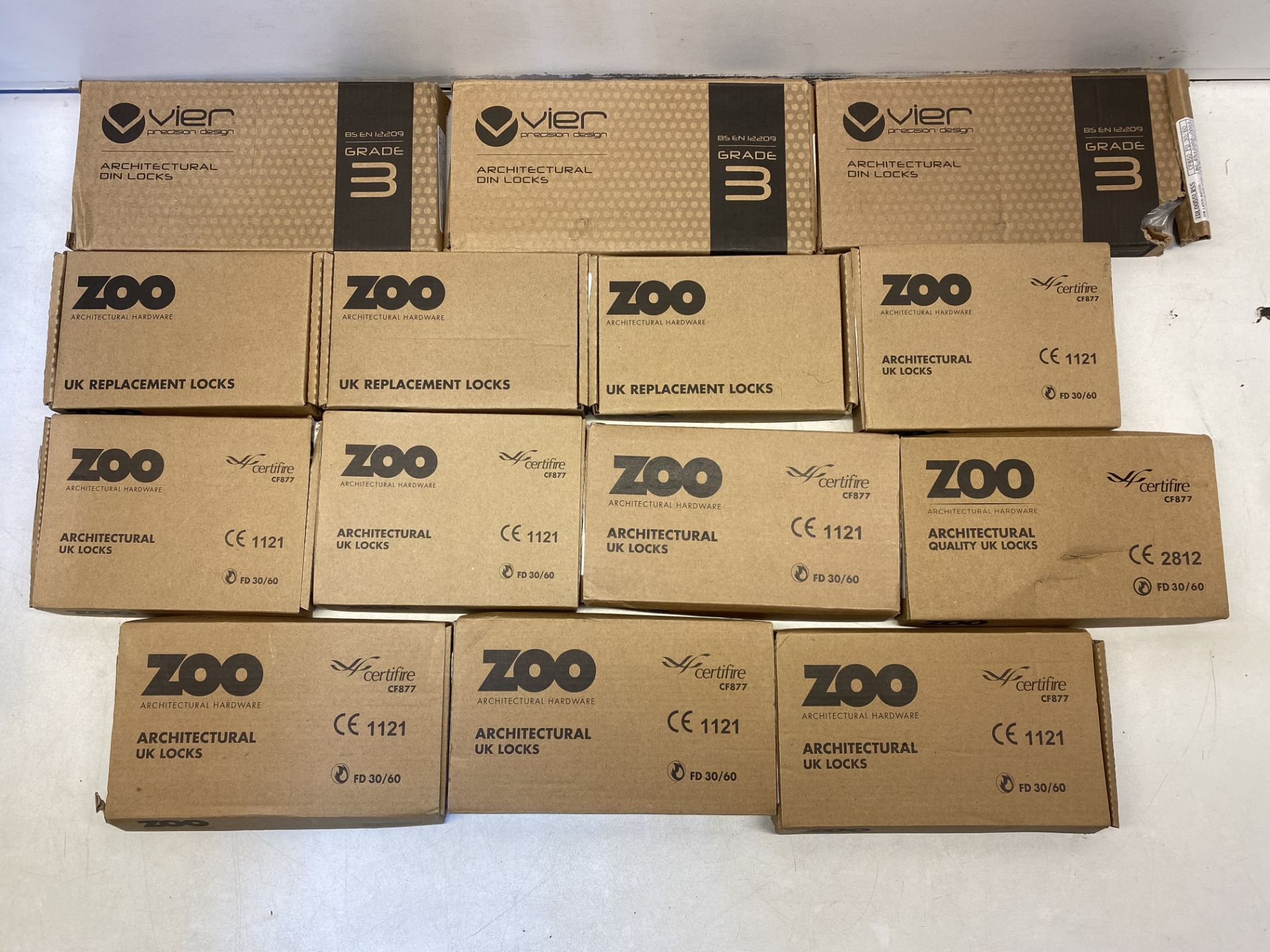 Quantity Of Various Zoo Hardware Sash Locks, Bathroom Locks, Deadlocks Etc.