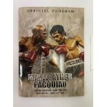 Floyd Mayweather Jr & Manny Pacquiao Official Fight Programme