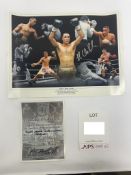 James Degale Signed Montage Picture w/ COA