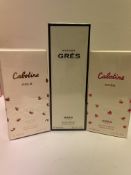 Trio of Gres Fragrances for Her | See description