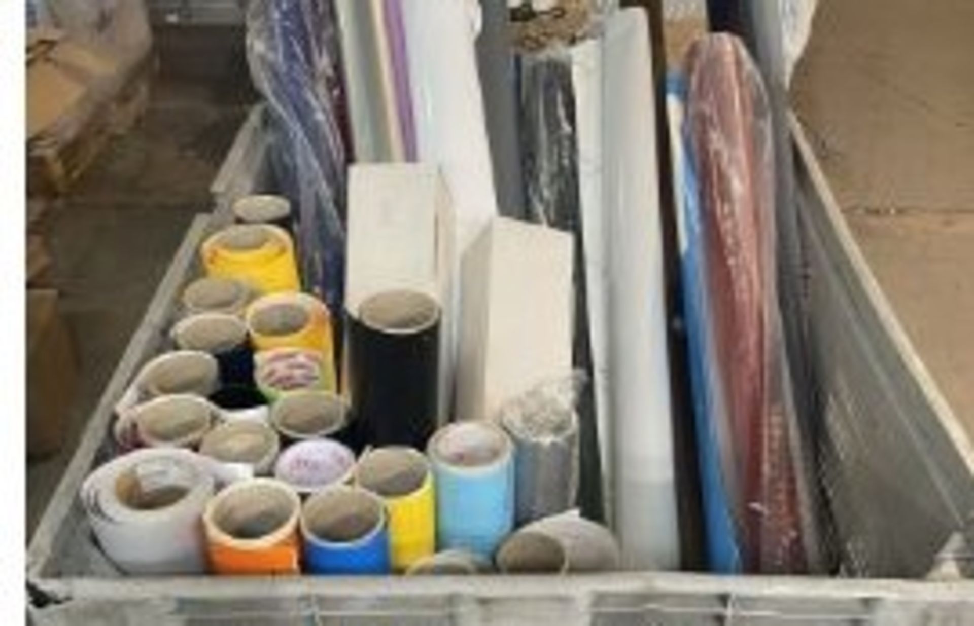 Quantity of Various Rolls of Multicoloured Paper/Vinyl Stock - As Pictured - Image 4 of 8