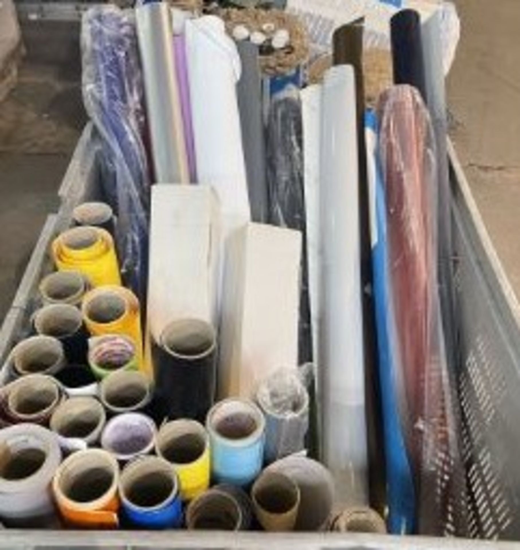 Quantity of Various Rolls of Multicoloured Paper/Vinyl Stock - As Pictured - Image 3 of 8