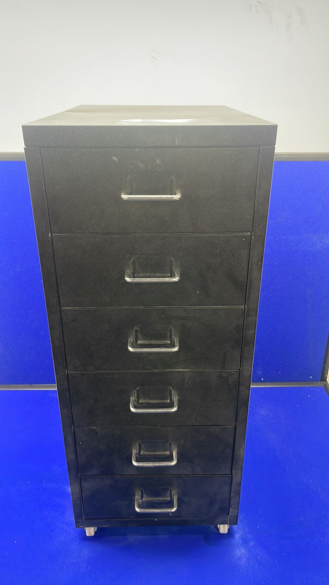 4 x 6 Drawer Metal Cabinets Black