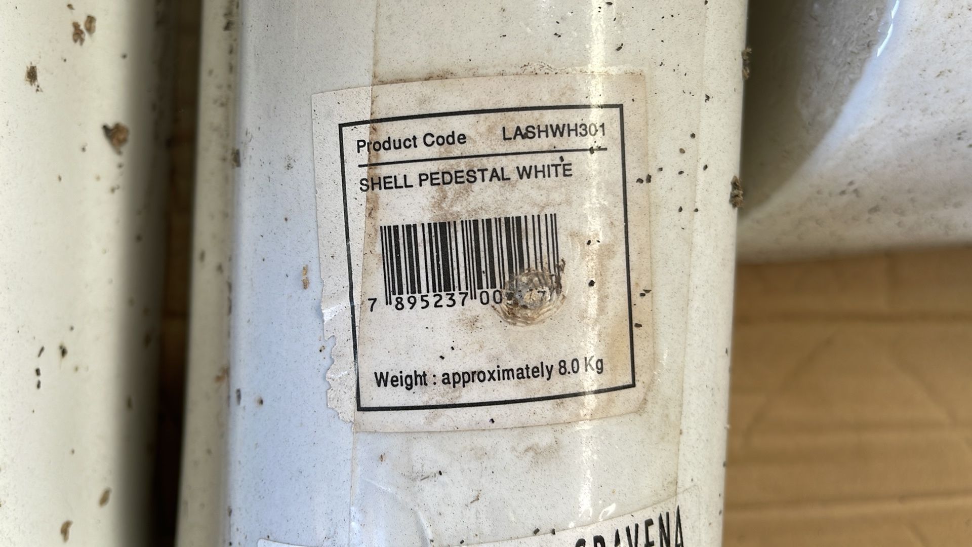 50 x Gravena LASHWH301 Shell Pedestal White - See Pictures - Image 2 of 4