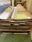 Assorted Full/Part Plastic Laminated Sheets